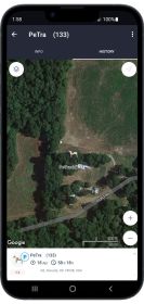 Rechargeable Mini Wireless Tracking Device Portable Puppy GPS Tracker Size:L